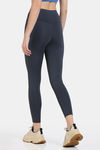 Zelocity Quick Dry Gym Leggings - Dark Slate — thumbnail 3